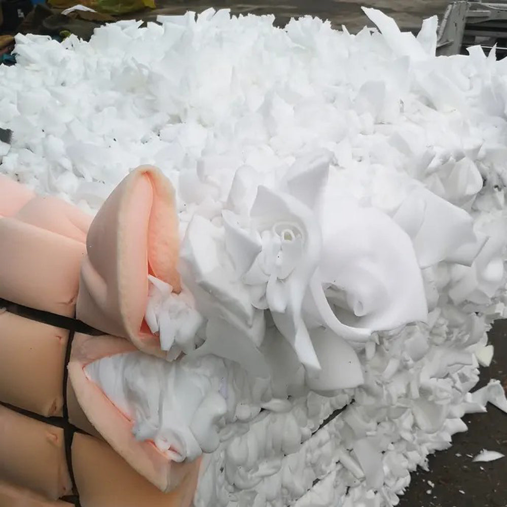 Pure White Foam without Skin
